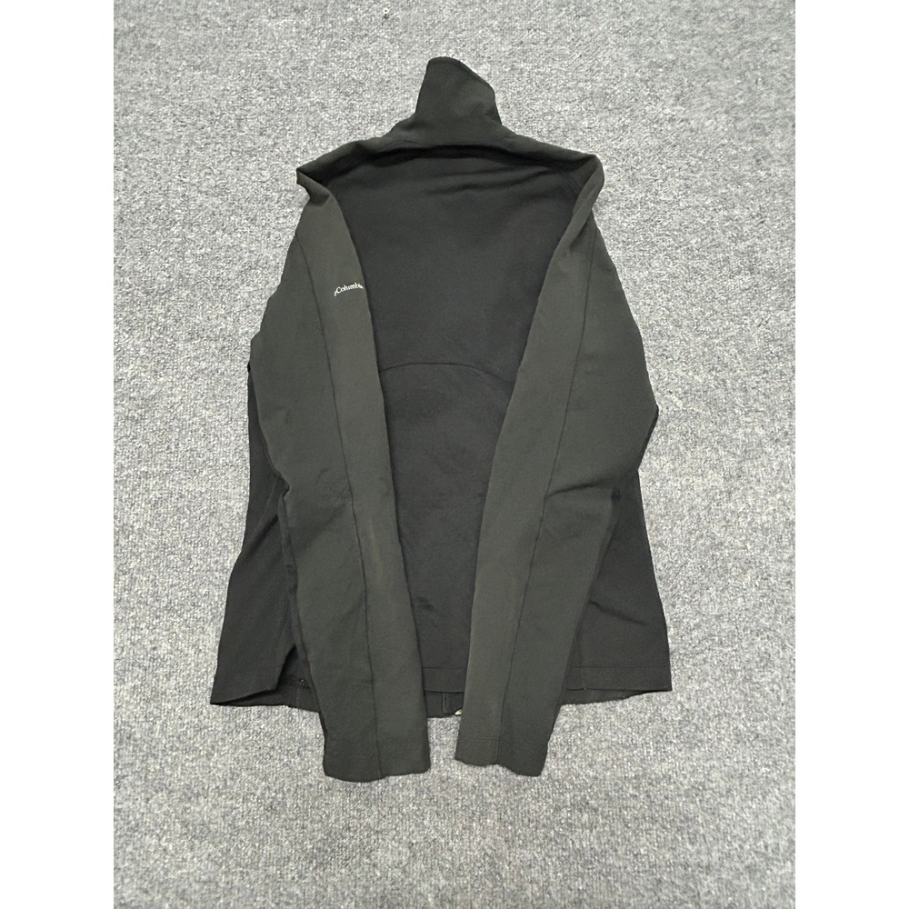 Columbia Track Jacket Womens Size S Black Full Zip Mock Neck Athletic Hiking - Picture 5 of 6